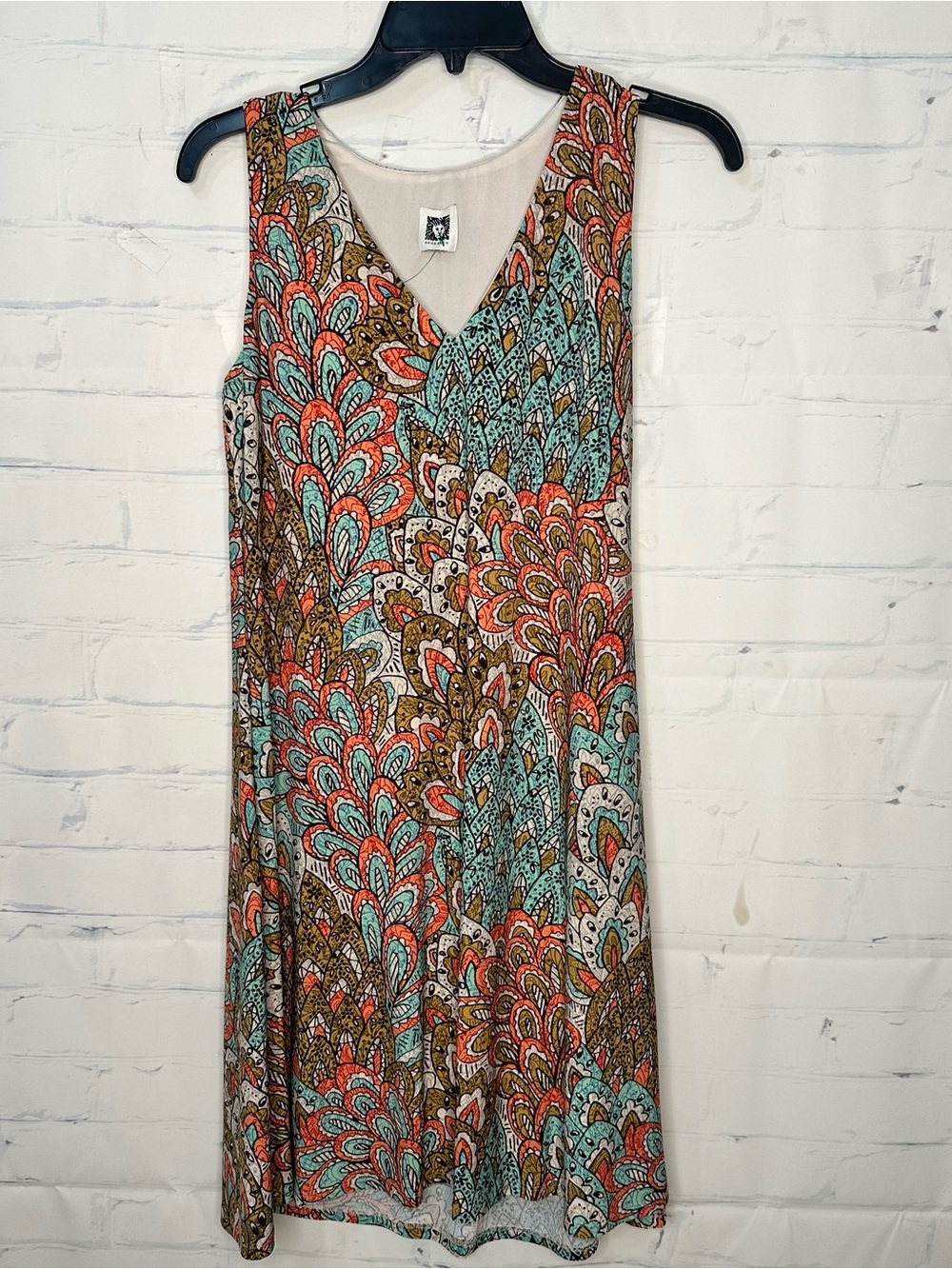 Women’s‎ Anne Klein Size Medium Multi Color Sleeveless Dress